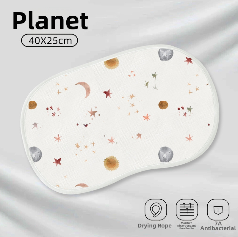 Jastučnica za bebe s teksturom oblaka, osam slojeva gaze i bambus-pamučna tkanina, minimalistički stil, za novorođenčad, marka Haterte