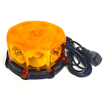 LED upozoravajuće svjetlo za školske autobuse s jakim magnetom, COB 10W, 18-80V, model JSG-03-COB, Univerzalna kompatibilnost