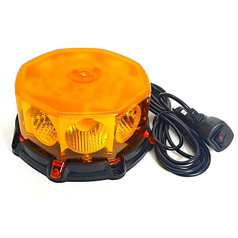 LED upozoravajuće svjetlo za školske autobuse s jakim magnetom, COB 10W, 18-80V, model JSG-03-COB, Univerzalna kompatibilnost