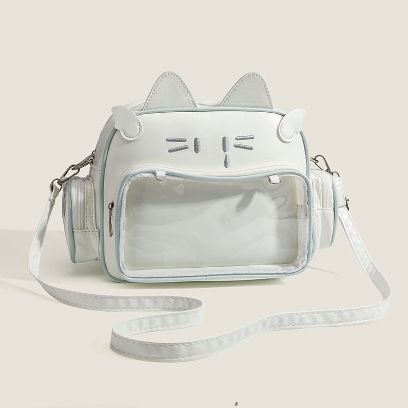 PU crossbody torba s urbanim minimalističkim stilom, Zima 2024, zatvaranje na zip, unutarnji zip pretinac