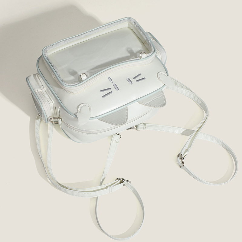 PU crossbody torba s urbanim minimalističkim stilom, Zima 2024, zatvaranje na zip, unutarnji zip pretinac