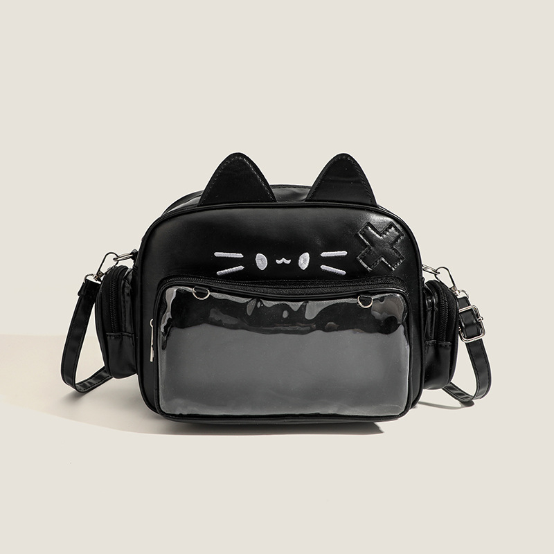 PU crossbody torba s urbanim minimalističkim stilom, Zima 2024, zatvaranje na zip, unutarnji zip pretinac