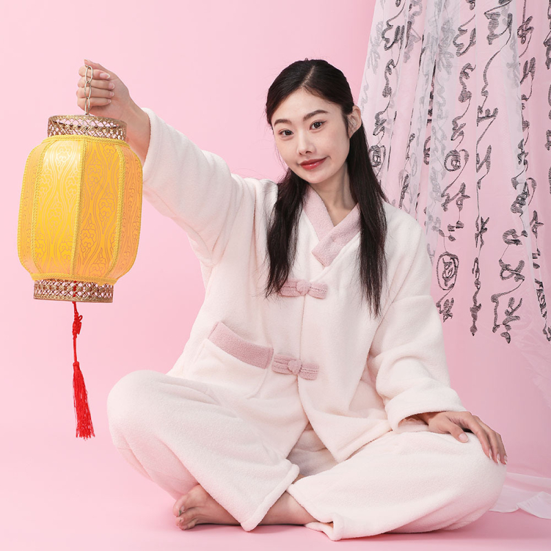 Ženski kardigan od poliestera, debeli materijal, bez ovratnika, dugi rukavi, labav kroj