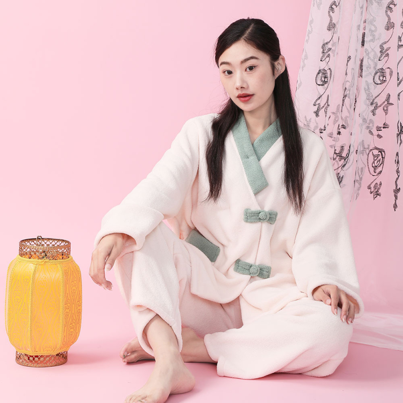 Ženski kardigan od poliestera, debeli materijal, bez ovratnika, dugi rukavi, labav kroj