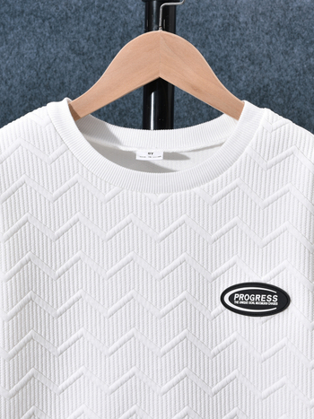 Dvodijelni dječji kostim od pamuka s dugim rukavima i hlačama — casual, zima/jesen, mekana pamuk tkanina, prugasti ili jednobojni uzorak