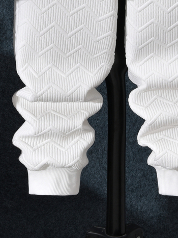 Dvodijelni dječji kostim od pamuka s dugim rukavima i hlačama — casual, zima/jesen, mekana pamuk tkanina, prugasti ili jednobojni uzorak