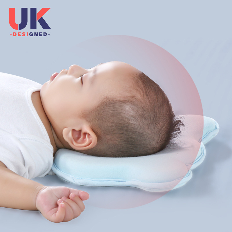 Βρεφικό μαξιλάρι διαμόρφωσης κεφαλιού με γέμισμα memory cotton, 80D; κύριος ιστός: βαμβάκι