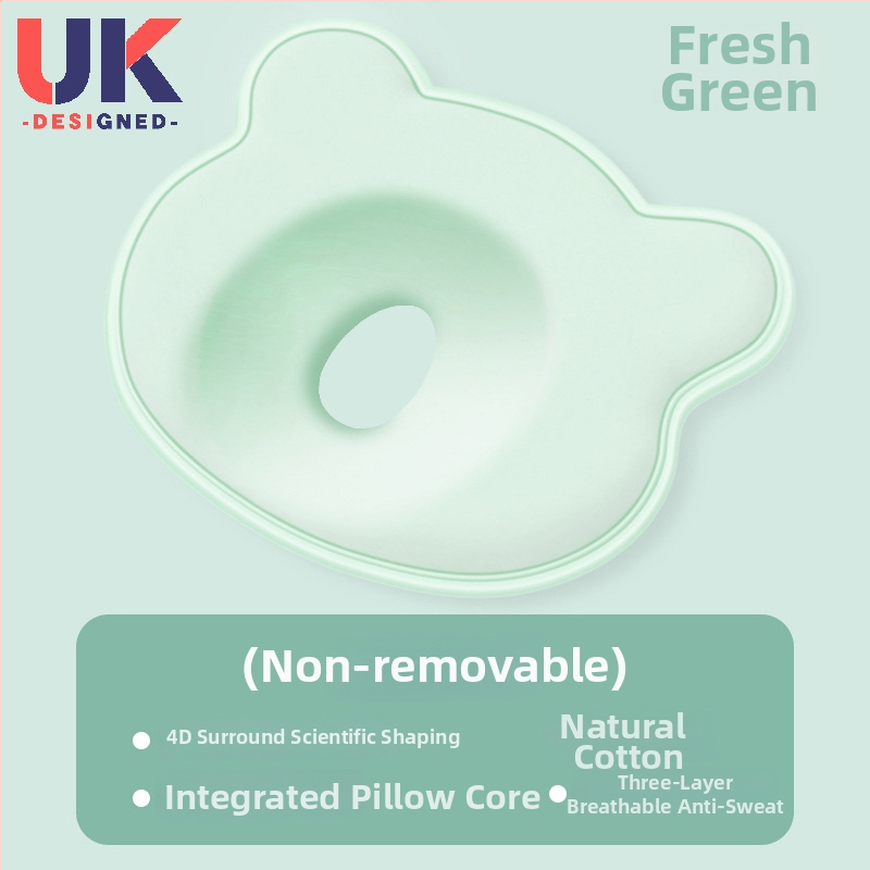 Βρεφικό μαξιλάρι διαμόρφωσης κεφαλιού με γέμισμα memory cotton, 80D; κύριος ιστός: βαμβάκι