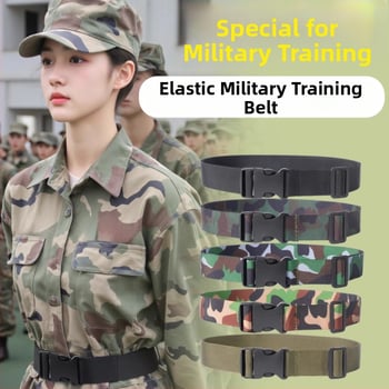Унисекс военна тренировъчна каишка – найлонов колан с пластмасова катарама, закопчване чрез катарама, ширина 2–4 см, уникален стил