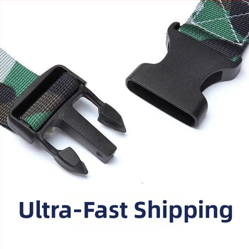 Унисекс военна тренировъчна каишка – найлонов колан с пластмасова катарама, закопчване чрез катарама, ширина 2–4 см, уникален стил