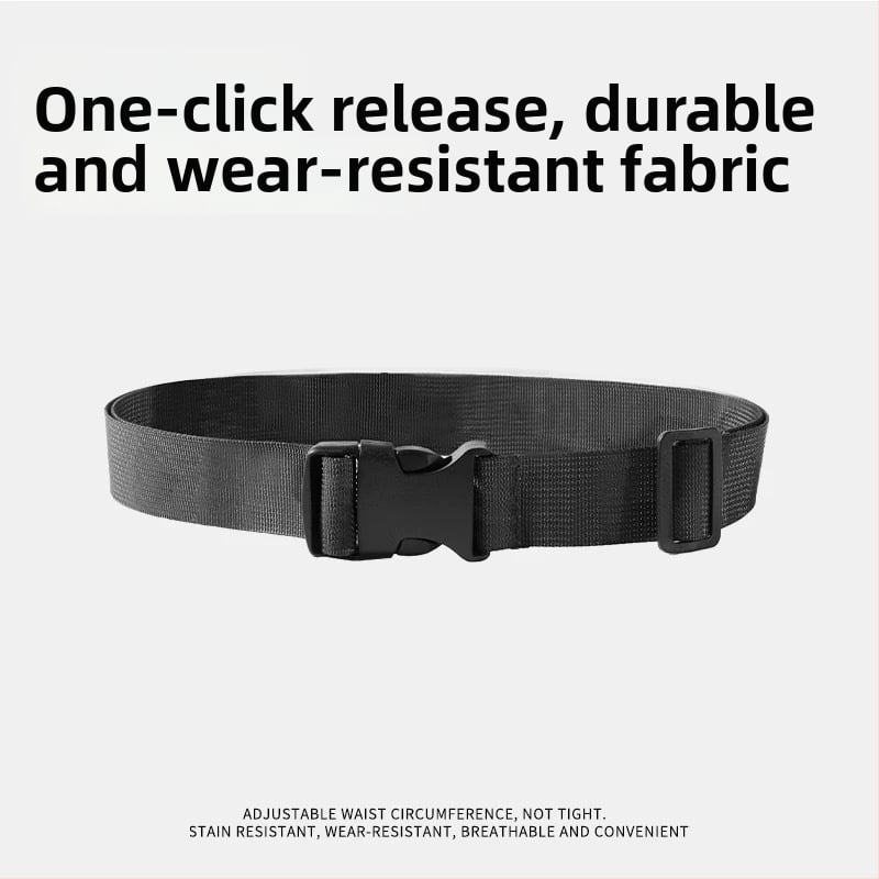 Унисекс военна тренировъчна каишка – найлонов колан с пластмасова катарама, закопчване чрез катарама, ширина 2–4 см, уникален стил