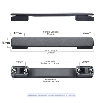 Exquisite Creation ručka za prtljagu – TPU i cinkova legura, dodaci za prtljagu