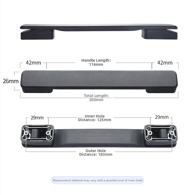 Exquisite Creation ručka za prtljagu – TPU i cinkova legura, dodaci za prtljagu