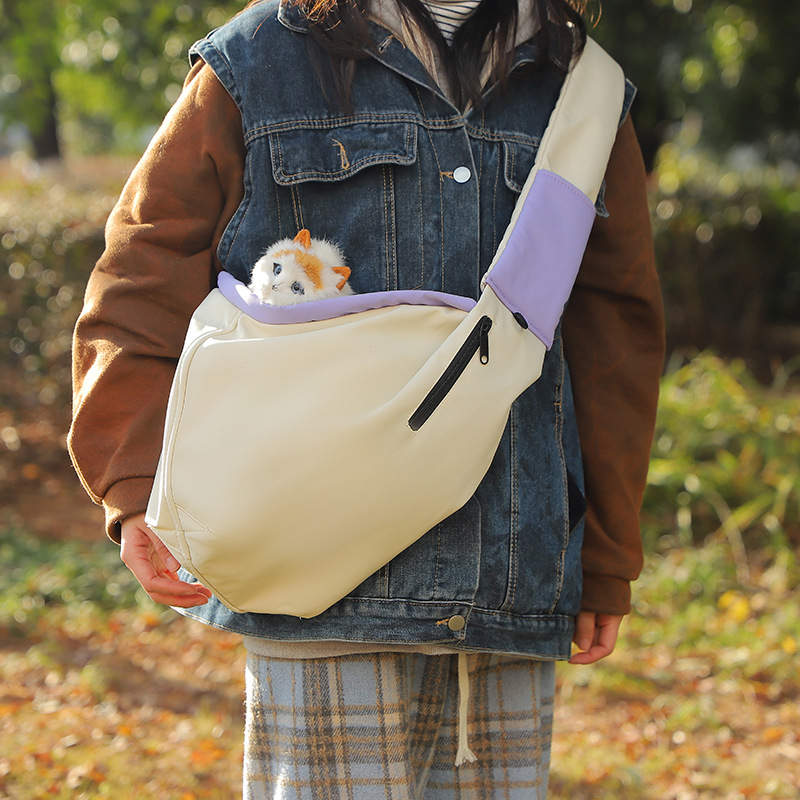 Чанта за домашни любимци Blessing of Favor — Материал: композитно платно + сандвич; Вместимост: 1; Модел: едноцветна; Опаковка: 45×45×45