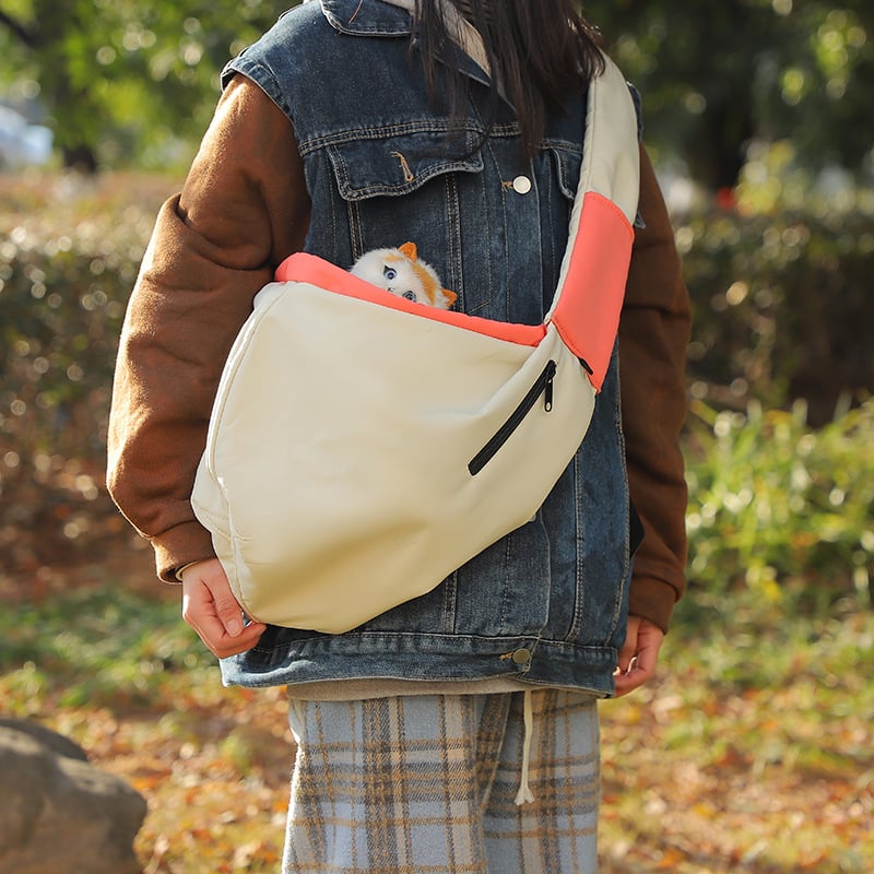 Чанта за домашни любимци Blessing of Favor — Материал: композитно платно + сандвич; Вместимост: 1; Модел: едноцветна; Опаковка: 45×45×45