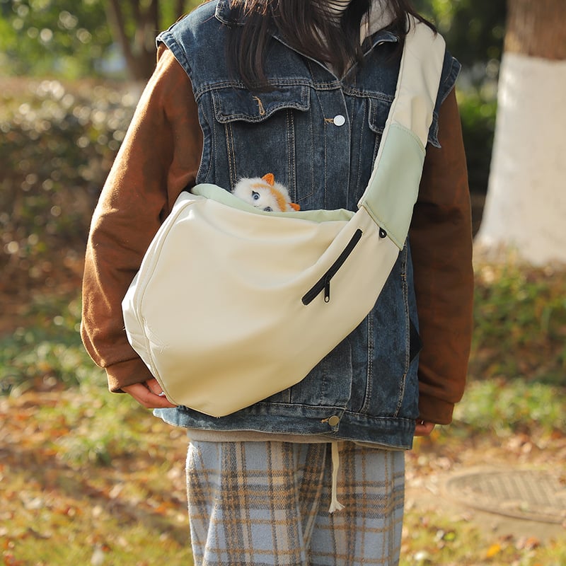 Чанта за домашни любимци Blessing of Favor — Материал: композитно платно + сандвич; Вместимост: 1; Модел: едноцветна; Опаковка: 45×45×45