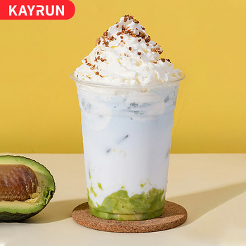 Μονόχρηστο PET ποτήρι με καπάκι για κρύα ροφήματα — στρογγυλό σχήμα, χωρητικότητα 360–700 ml, δυνατότητα εκτύπωσης λογότυπου