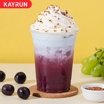 Μονόχρηστο PET ποτήρι με καπάκι για κρύα ροφήματα — στρογγυλό σχήμα, χωρητικότητα 360–700 ml, δυνατότητα εκτύπωσης λογότυπου