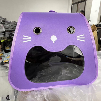 Чанта за домашни любимци с Oxford материал (средна вместимост; животински принт)