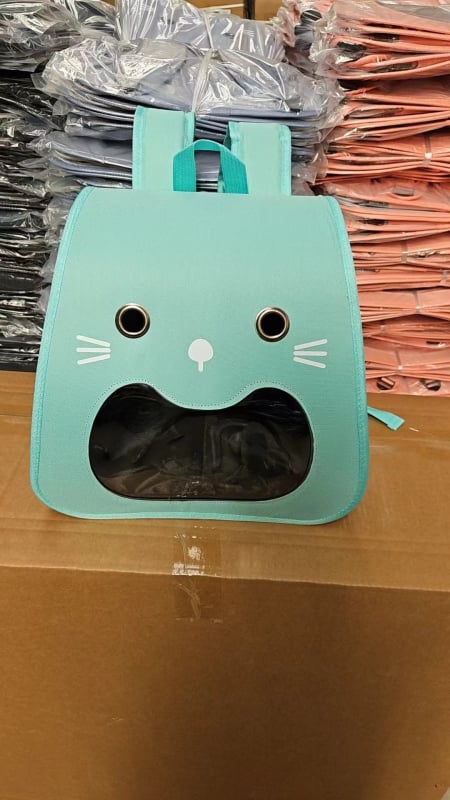 Чанта за домашни любимци с Oxford материал (средна вместимост; животински принт)