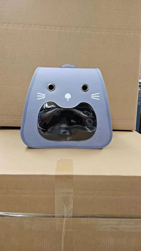 Чанта за домашни любимци с Oxford материал (средна вместимост; животински принт)