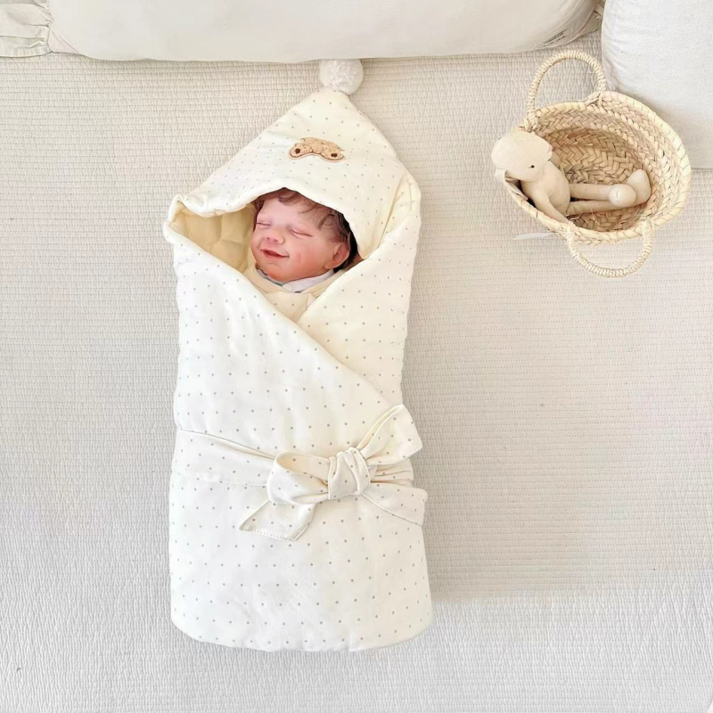 Novorođena pamukova zagrli-vreća za bebe, sve sezone, životinjski uzorak, 95% pamuka, sigurnosna razina A