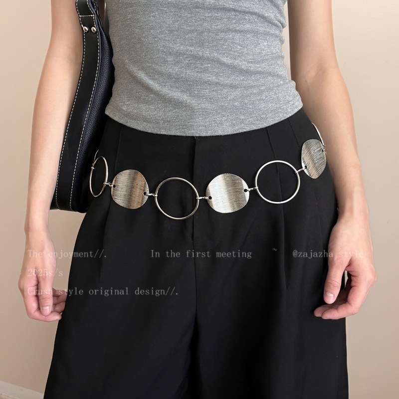 Lanac za struk od metala, višenamjenski stil, duljina 120 cm, širina 1 cm