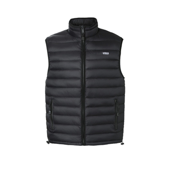Unisex Down jakna cardigan za zimu – izvezeno, gusta izolacija, 51–55% perja, White Duck Down, prilagodljiv kroj, zatvaranje jednim redom gumba, bez kapulje