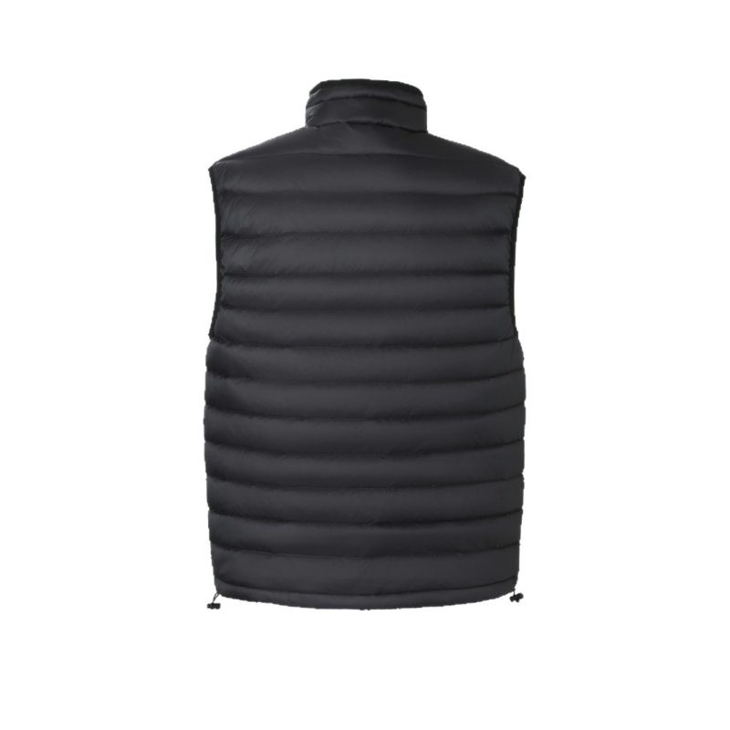 Unisex Down jakna cardigan za zimu – izvezeno, gusta izolacija, 51–55% perja, White Duck Down, prilagodljiv kroj, zatvaranje jednim redom gumba, bez kapulje