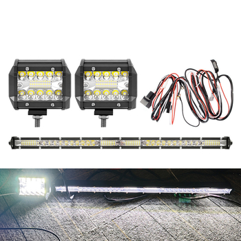 LED traka za off-road krovni prozor, aluminijska legura, 12–80V, 3200 lm, 50 000 sati vijeka
