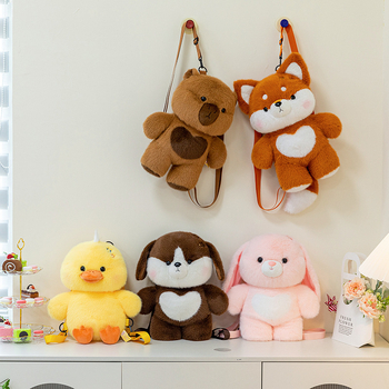 Плюшено зайче‑кукла, персонализирано по образец, висококачествен плюш, пълнеж PP памук, полиестерна материя, унисекс, за възраст 7–14 години