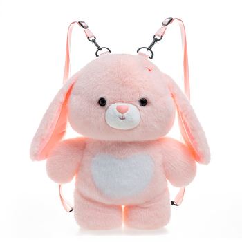 Плюшено зайче‑кукла, персонализирано по образец, висококачествен плюш, пълнеж PP памук, полиестерна материя, унисекс, за възраст 7–14 години