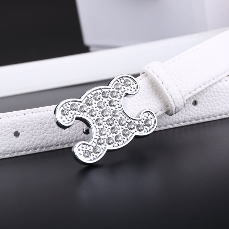 Дамски кожен колан, естествена кожа; катарама от сплав; гладко закопчаване; стил дами, свеж