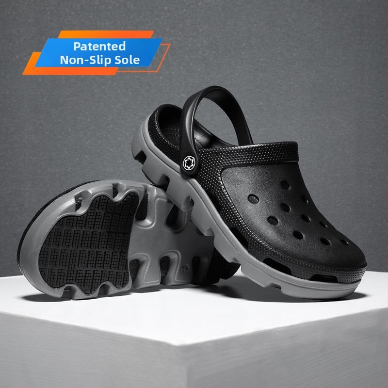 JDOV Férfi perforált slip-on cipő, EVA felső rész, csúszásmentes, sportos stílus, modell 2301, 2024 nyár