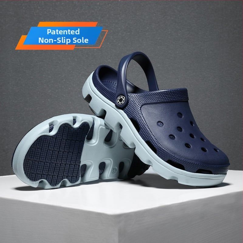 JDOV Férfi perforált slip-on cipő, EVA felső rész, csúszásmentes, sportos stílus, modell 2301, 2024 nyár