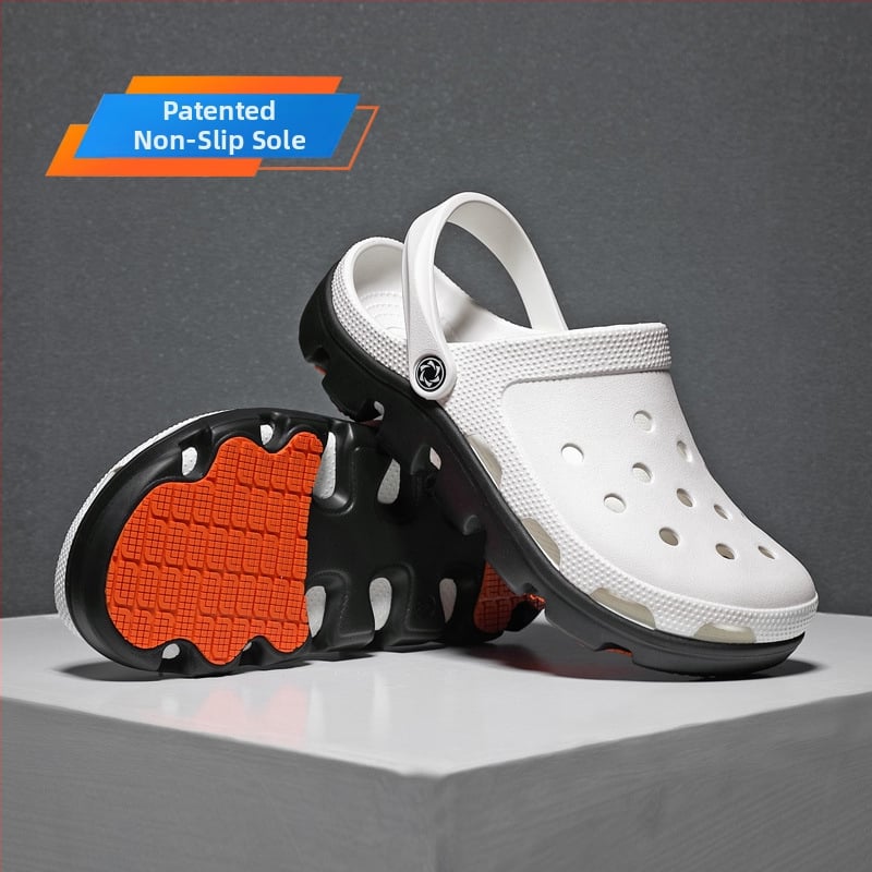 JDOV Férfi perforált slip-on cipő, EVA felső rész, csúszásmentes, sportos stílus, modell 2301, 2024 nyár