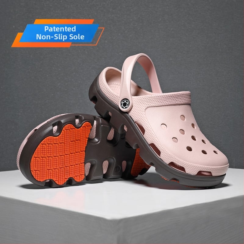 JDOV Férfi perforált slip-on cipő, EVA felső rész, csúszásmentes, sportos stílus, modell 2301, 2024 nyár