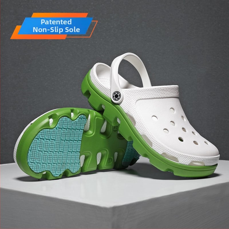 JDOV Férfi perforált slip-on cipő, EVA felső rész, csúszásmentes, sportos stílus, modell 2301, 2024 nyár