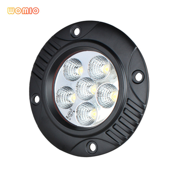 18W LED radna svjetiljka za automobil, aluminijsko kućište, vijek trajanja 10000 h, struja 0,75–1 A, svjetlosni tok 20 lm, za off-road upotrebu