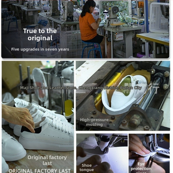 Kožne platforme s povećanjem visine, okrugli vrh, prednje vezanje, gornji dio od prave kože, protuklizna gumena potplat