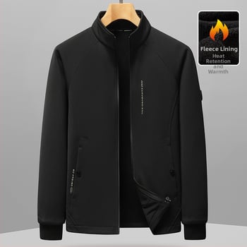 Muška kapuljačasta jakna od perja, debela izolacija, 86-90% sadržaja bijelog patka perja, uklonjiva podstava, prednji rajsferšlus, slobodan kroj za zimu