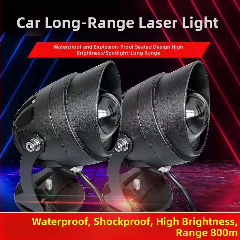 LED automobilový reflektor s dlhým dosahom a laserovým svetlom na streche (Produktové číslo 1; Bez značky; Bez prispôsobenia; Domáce doručenie)