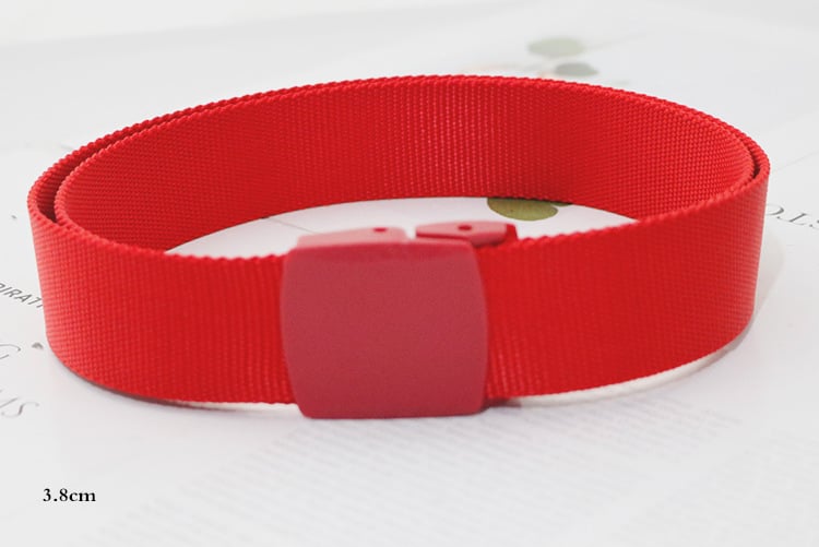 Jace платнен колан без дупки – регулиран с пластмасова катарама, гладък закопчалник, модерен градски стил