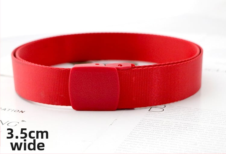 Jace платнен колан без дупки – регулиран с пластмасова катарама, гладък закопчалник, модерен градски стил