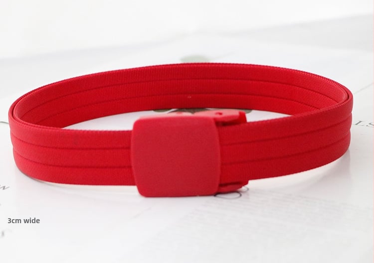 Jace платнен колан без дупки – регулиран с пластмасова катарама, гладък закопчалник, модерен градски стил