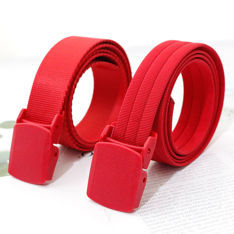 Jace платнен колан без дупки – регулиран с пластмасова катарама, гладък закопчалник, модерен градски стил