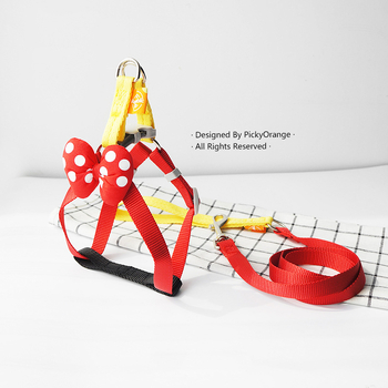 Set za pse: harnes i povodac, poliester, branda pickyorange, pakiranje 200 kom., licencirana privatna marka