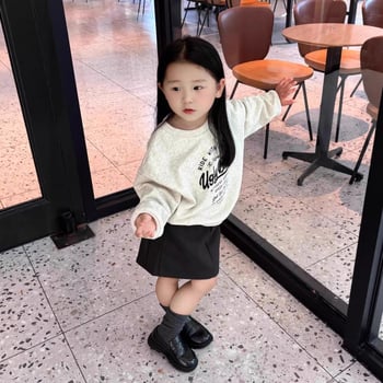 Dječja duksa s dugim rukavima, unisex, korejski stil, crtani print, pamuk 50%