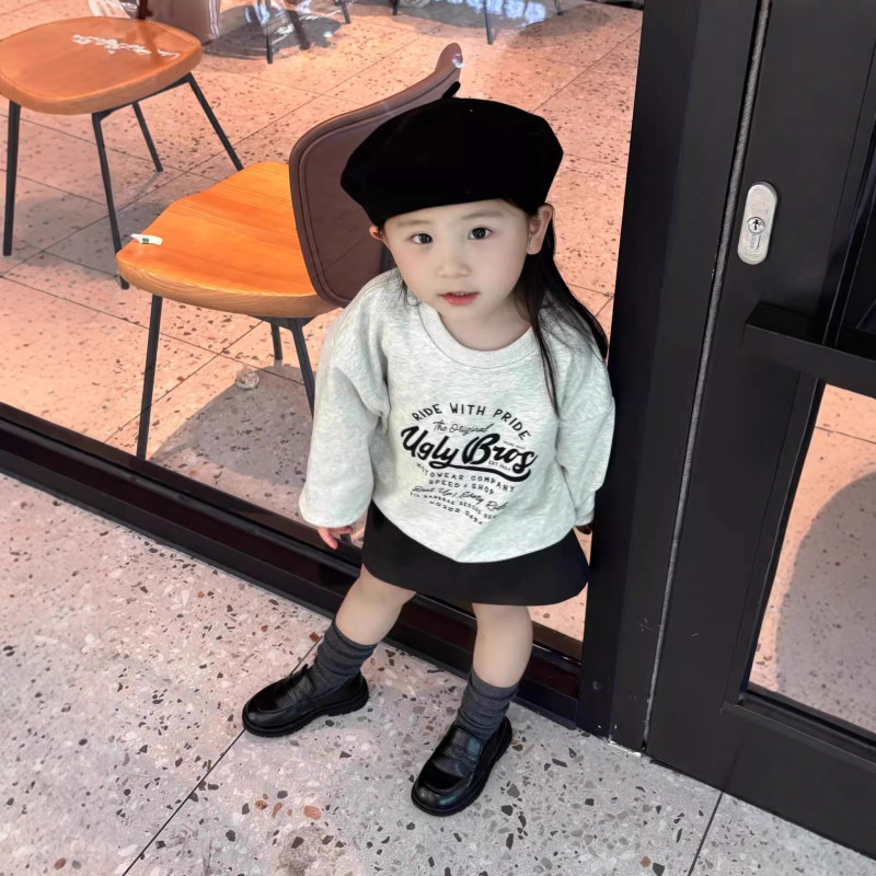 Dječja duksa s dugim rukavima, unisex, korejski stil, crtani print, pamuk 50%