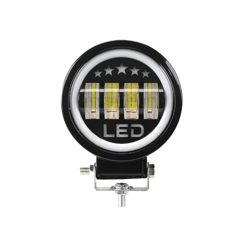 Off-road LED svjetlo s aperture, 40W, 9-36V, 3535 LED, 6000K, aluminijsko kućište + PC leća